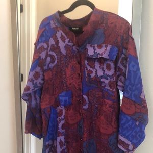 Rachel Comey size 6 100% silk dresss shirtdress New York